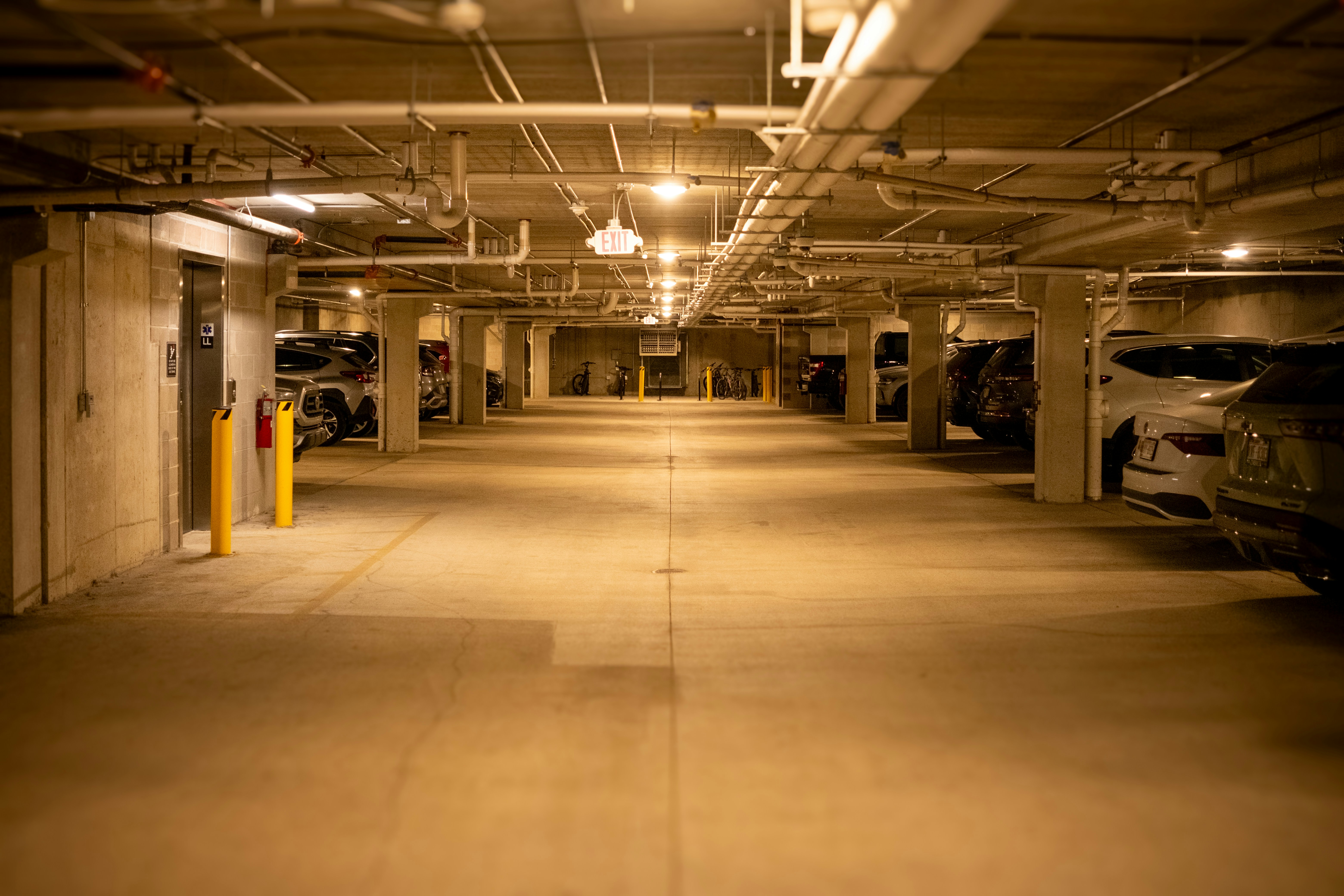 Parking Structure Ventilation Installation